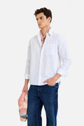 Classic White Solid Casual Shirt for Men | Smart Slim Fit Everyday Wear Overa fashion